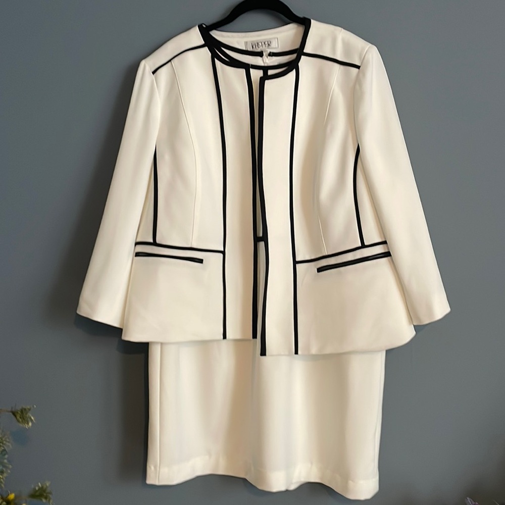 White dress suit 16-18W